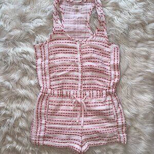 Lou and Grey Red and White Romper